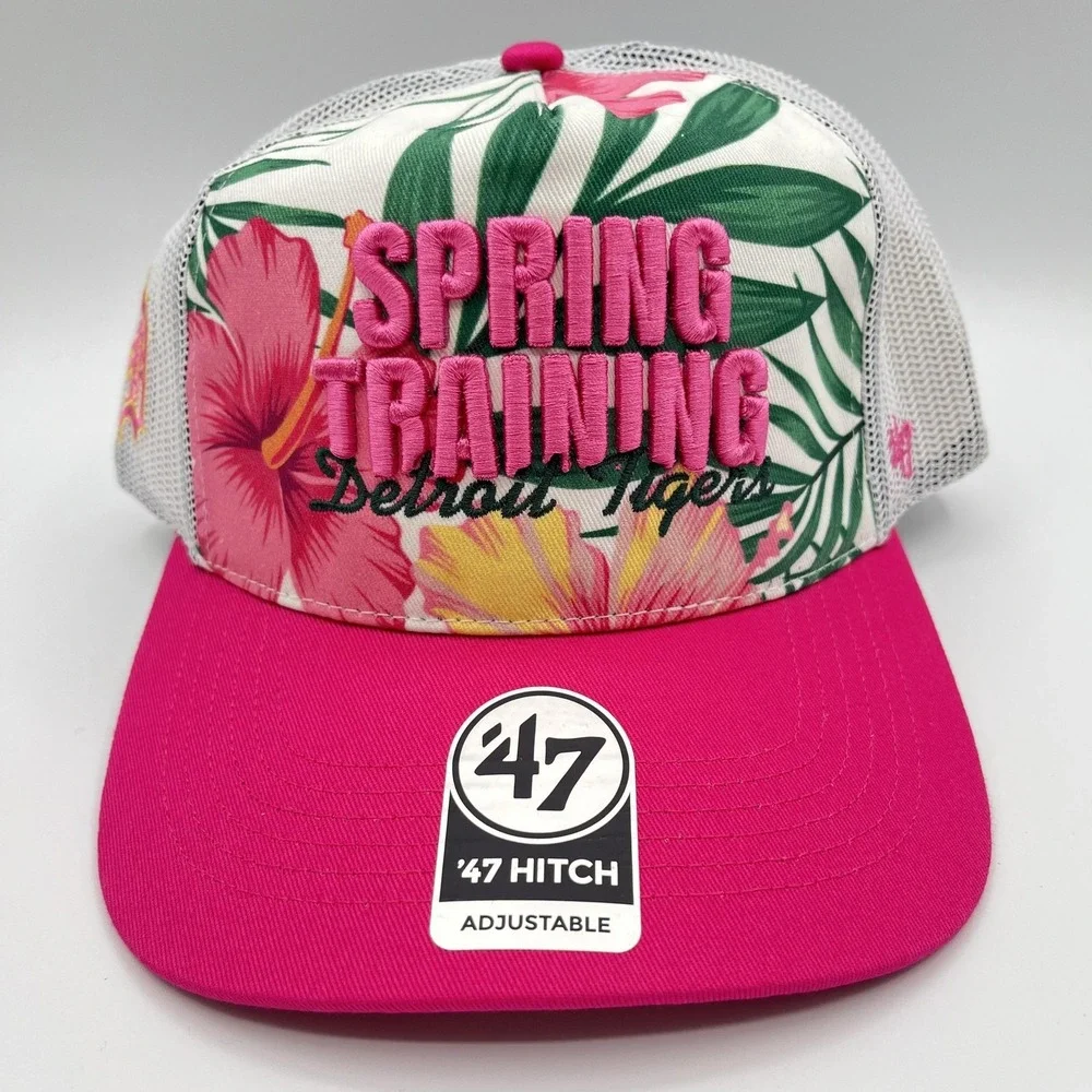 Detroit Tigers 47 Brand Hat Cap Snap‎ Back Spring Training Paradise MLB NEW